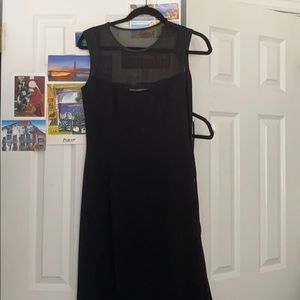 Black Maxi Dress Mesh top